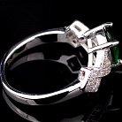 Серебряное кольцо с фианитами к12 от ювелирного магазина Оникс - 1