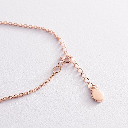 Браслет "Мальчик" в красном золоте (возможна гравировка) з2078 №3