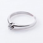 Золотое помолвочное кольцо с бриллиантом р0471б от ювелирного магазина Оникс - 2