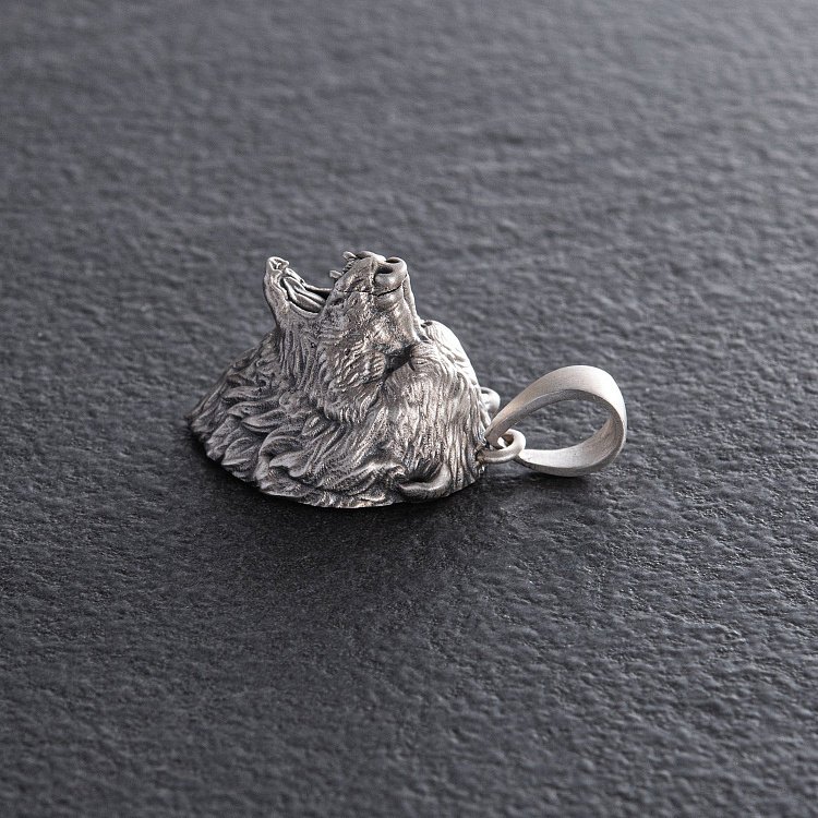 Серебряный кулон "Медведь" 1234 от ювелирного магазина Оникс - 3