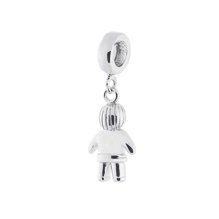 Шарм зі срібла "Хлопчик" (родій) 132550 від ювелірного магазину Онікс - 1