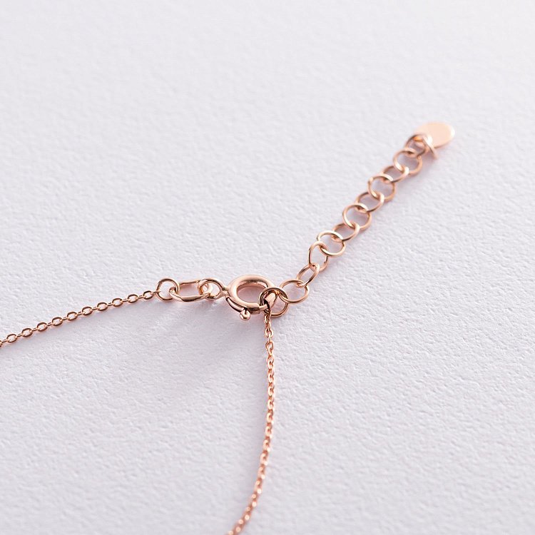 Золотий браслет з хрестиком 820154 від ювелірного магазину Онікс - 4