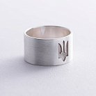 Серебряное кольцо "Герб Украины - Тризуб" 112676 от ювелирного магазина Оникс - 4