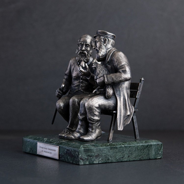 Серебряная фигура ручной работы 23129 от ювелирного магазина Оникс - 3