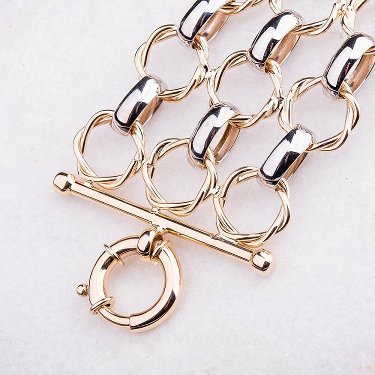 Золотий браслет б02130 від ювелірного магазину Онікс - 3