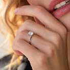 Помолвочное золотое кольцо с бриллиантом 229501121 от ювелирного магазина Оникс - 1