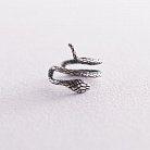 Серебряная серьга - каффа "Змея" 122833 от ювелирного магазина Оникс