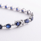 Золотой браслет с бриллиантами и сапфирами бб0064rc от ювелирного магазина Оникс - 2