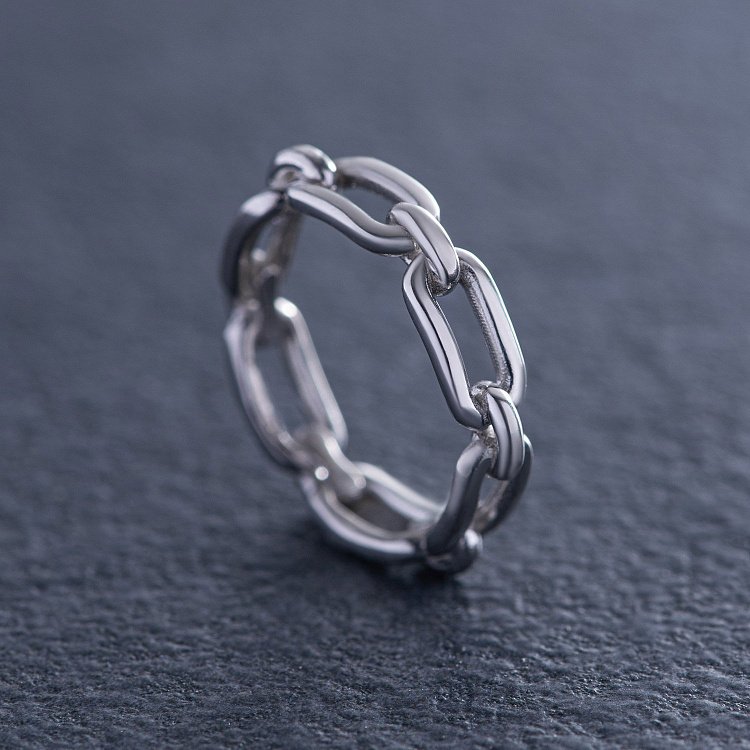 Каблучка "Ланцюжок" у сріблі 7091 від ювелірного магазину Онікс - 4