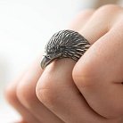 Мужское серебряное кольцо "Орел" 357 от ювелирного магазина Оникс - 6