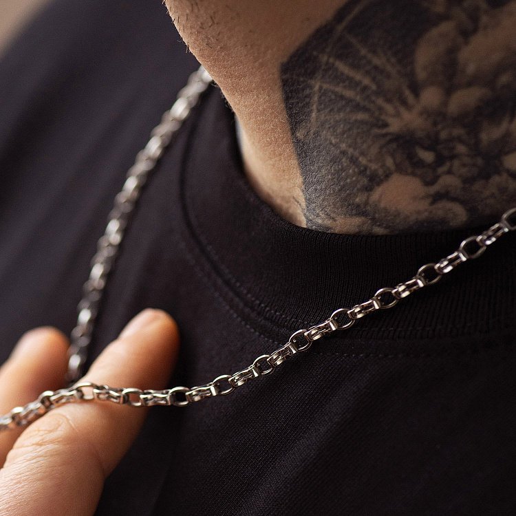 Мужская золотая цепочка ц00538 от ювелирного магазина Оникс - 7