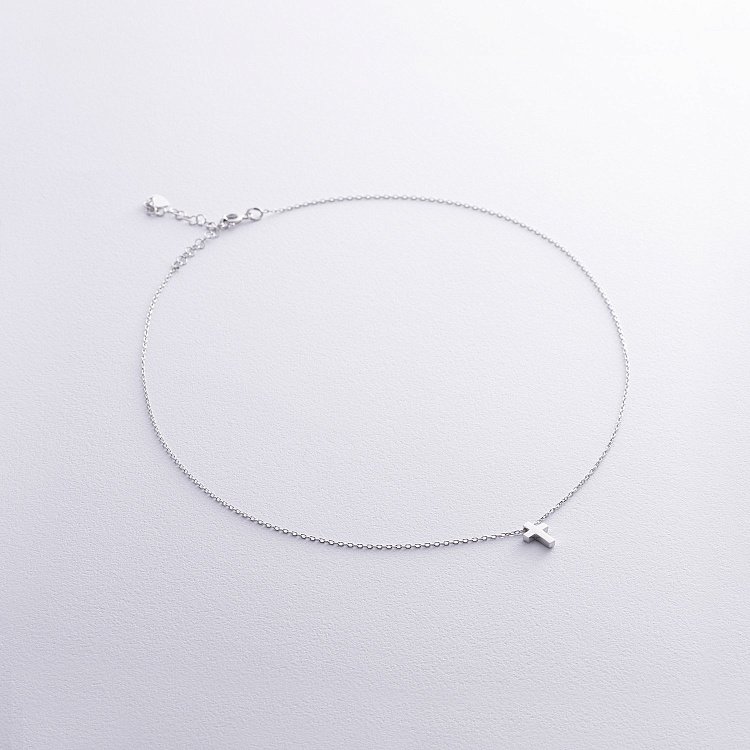 Кольє з хрестиком у сріблі 181286 від ювелірного магазину Онікс - 2