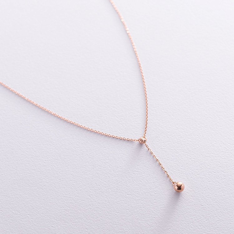 Золоте кольє "Кулька" 860354 від ювелірного магазину Онікс