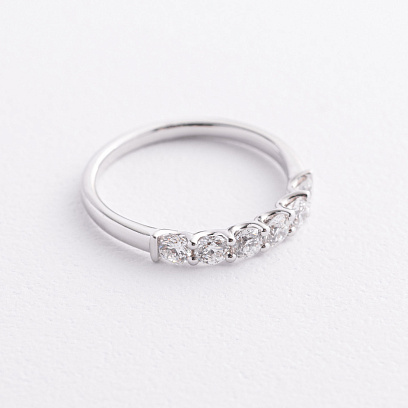 Золота каблучка з діамантами кб0645ri №2