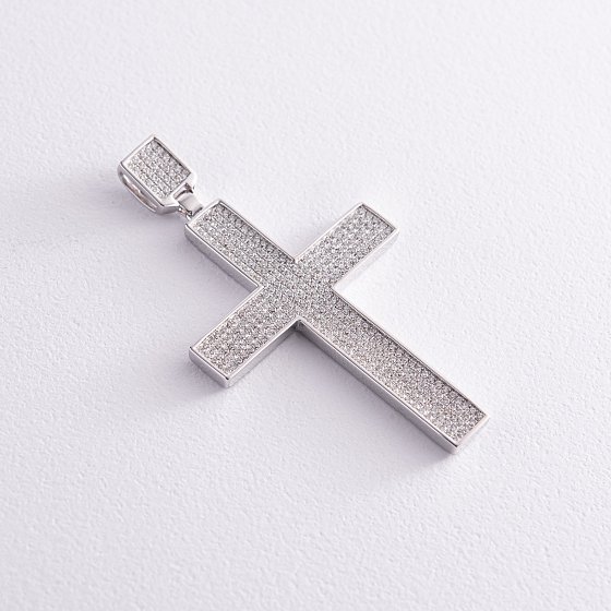 Ексклюзивний золотий хрест з діамантами CР615gm