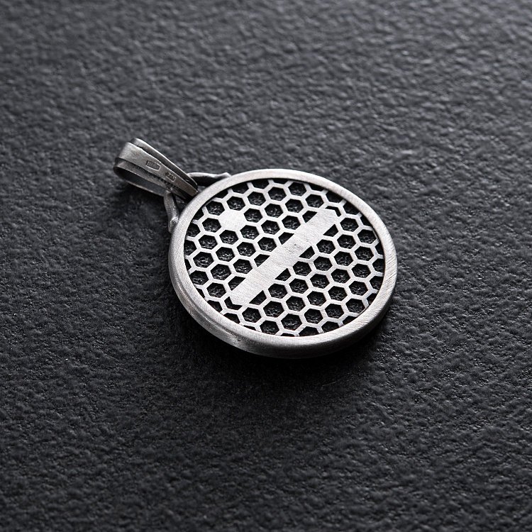 Срібний кулон "Вовча родина" (можливе гравіювання) 133219 від ювелірного магазину Онікс - 9