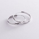 Серьги - кольца в серебре (3.0 см) 122949 от ювелирного магазина Оникс - 4