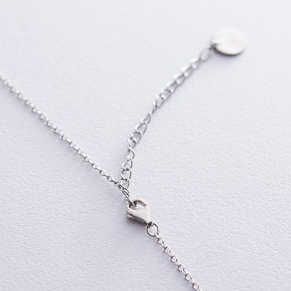 Срібне кольє "Конюшина" 18969 №4