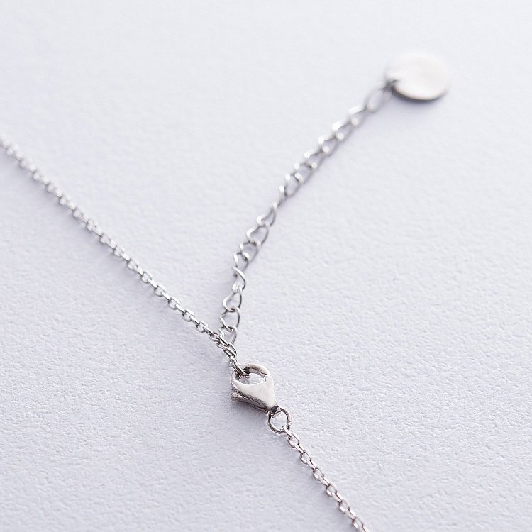 Срібне кольє "Конюшина" 18969 від ювелірного магазину Онікс - 3