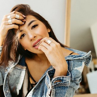 Широкое кольцо "Плутон" в серебре 112143 №26