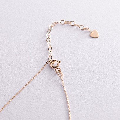 Золоте кольє "Кульки" з перлами кол02031 №9