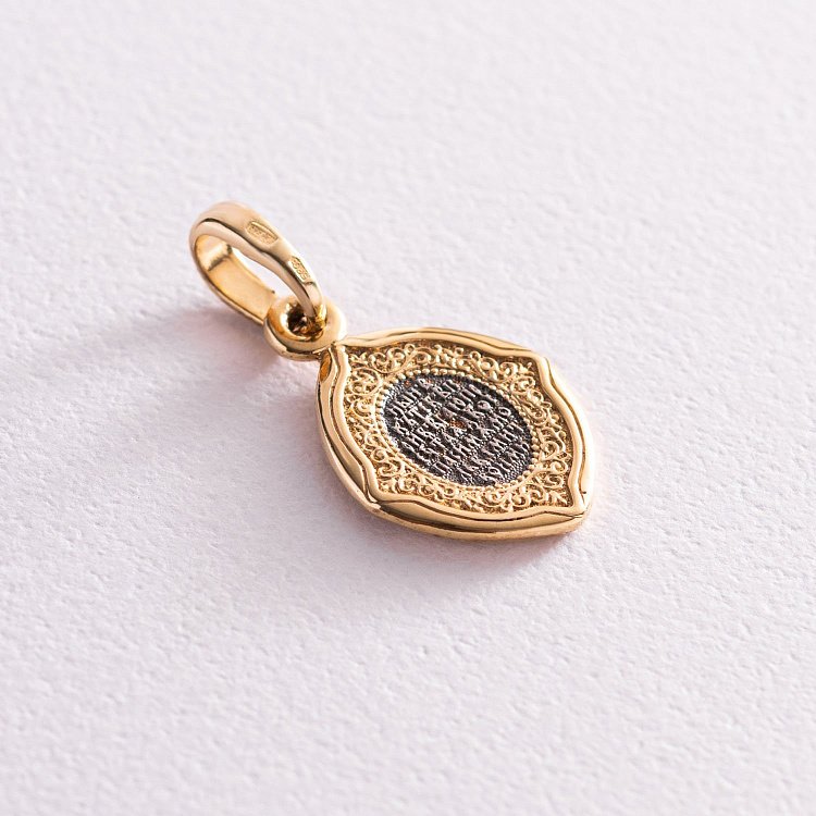 Серебряная ладанка "Образок Божией Матери "Знамение" 132966 от ювелирного магазина Оникс - 1