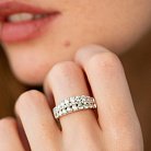 Золотое кольцо с бриллиантами кб0518nl от ювелирного магазина Оникс - 5