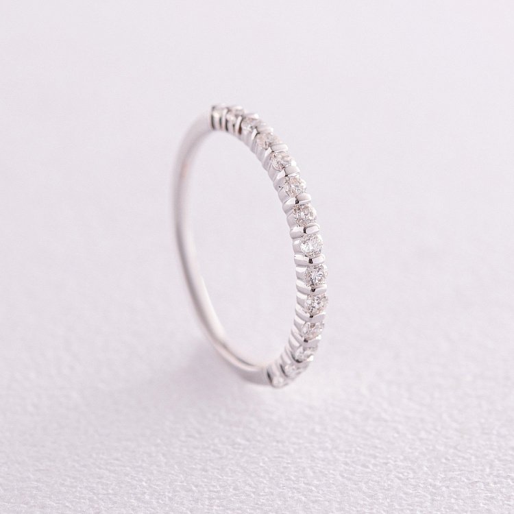 Золотое кольцо с дорожкой камней (бриллианты) кб0452са от ювелирного магазина Оникс