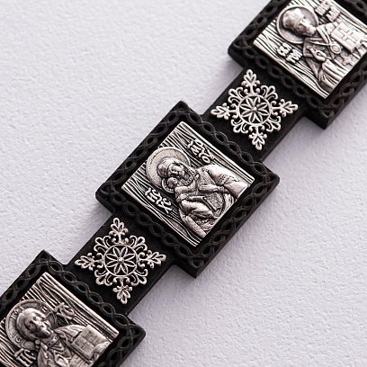 Срібна ладанка в машину (ебенове дерево) 949 №3