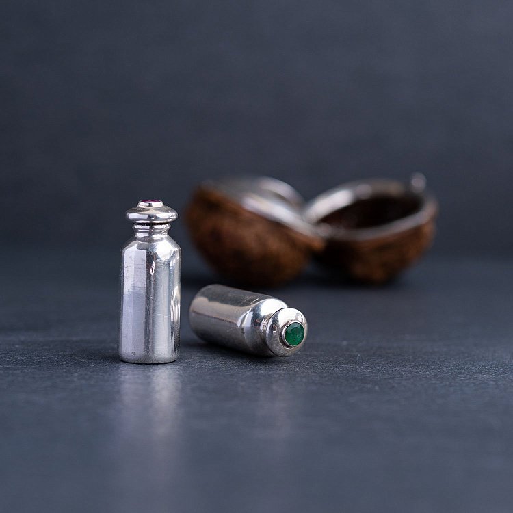 Срібна фігура "Флакон для парфумів" ручної роботи 23103 від ювелірного магазину Онікс - 2