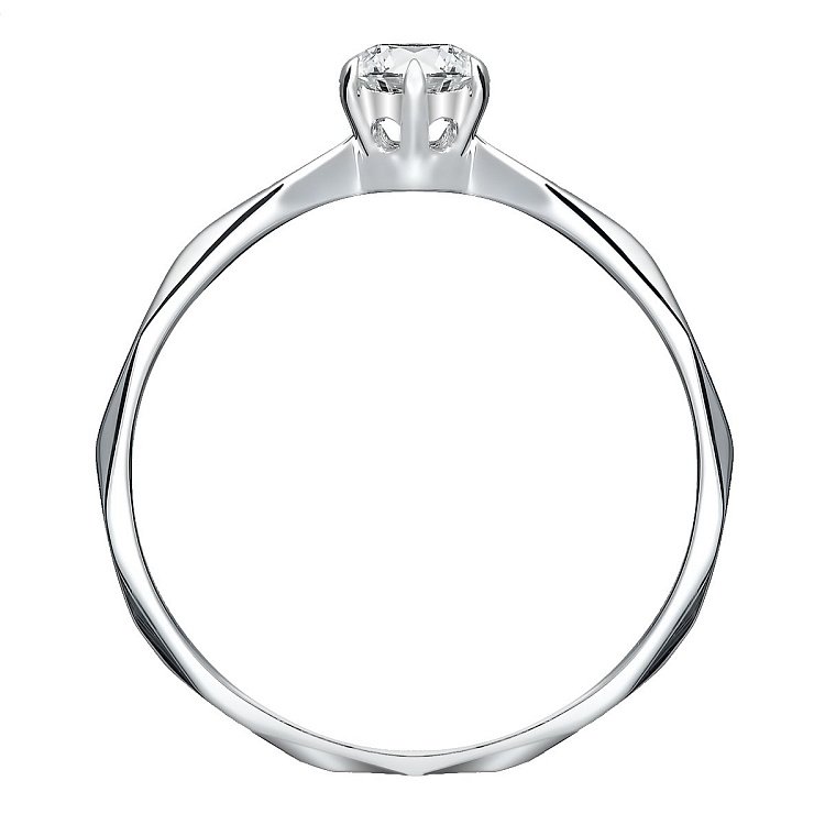 Золота заручальна каблучка з діамантом zberdh53 від ювелірного магазину Онікс - 1