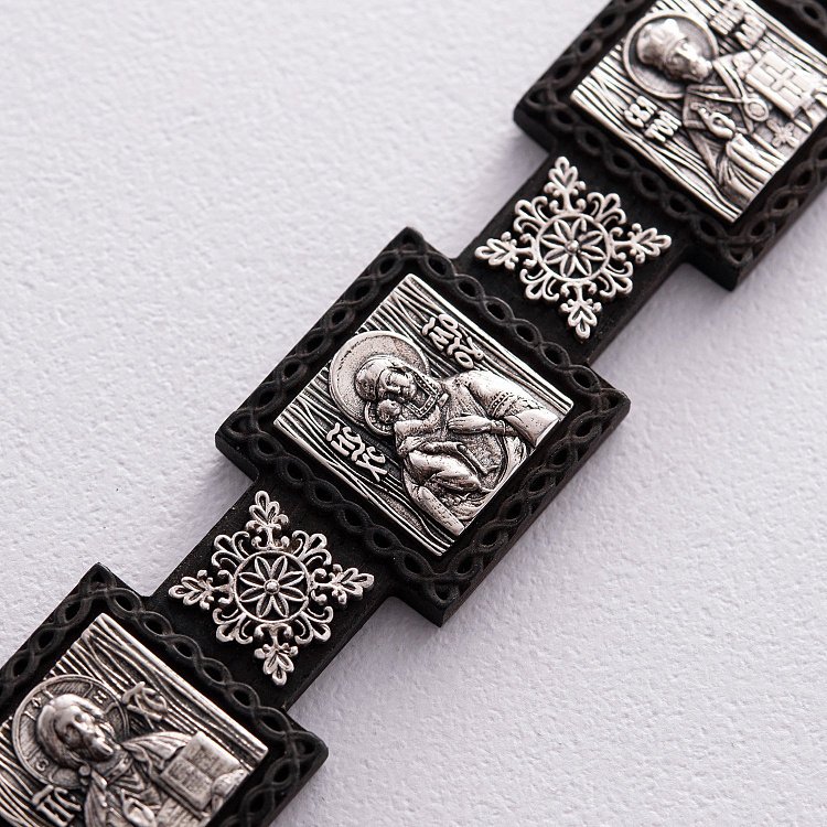 Срібна ладанка в машину (ебенове дерево) 949 від ювелірного магазину Онікс - 2