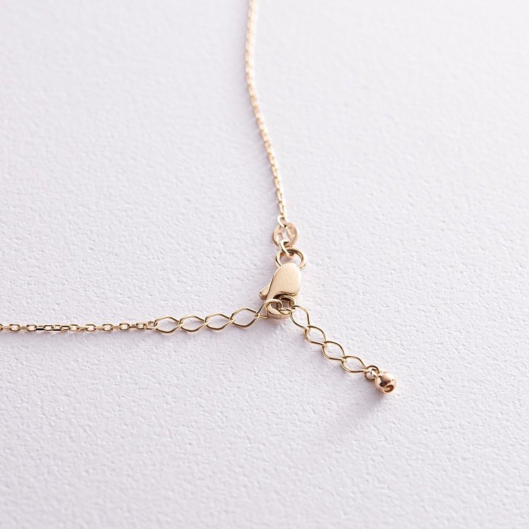 Колье "Пчелка" в желтом золоте кол02258 от ювелирного магазина Оникс - 4