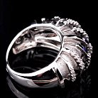 Серебряное кольцо с камнями 11767 от ювелирного магазина Оникс - 3