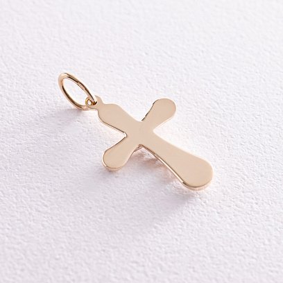 Золотий хрестик "Розп'яття. Спаси та Збережи" п03751 №3