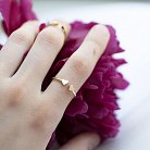 Золотое кольцо в стиле минимализм к05486 от ювелирного магазина Оникс - 2