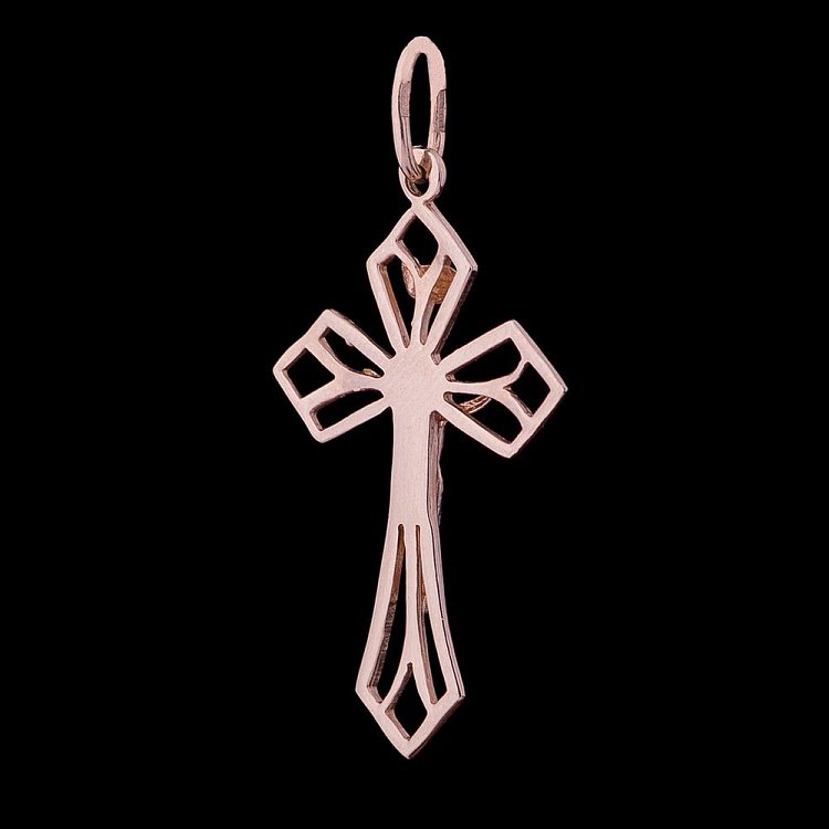 Православний хрест з розп'яттям п00662 від ювелірного магазину Онікс - 1