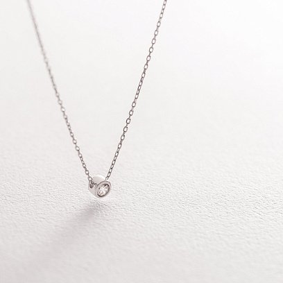 Золотое колье (фианит) кол00721 №5