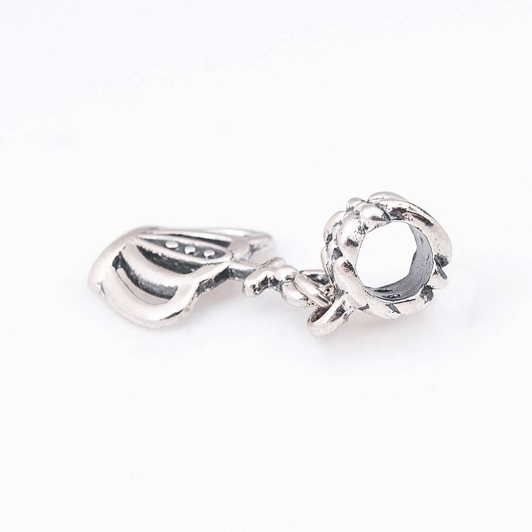 Срібний шарм "Корона" (чорніння) 132139 від ювелірного магазину Онікс - 1