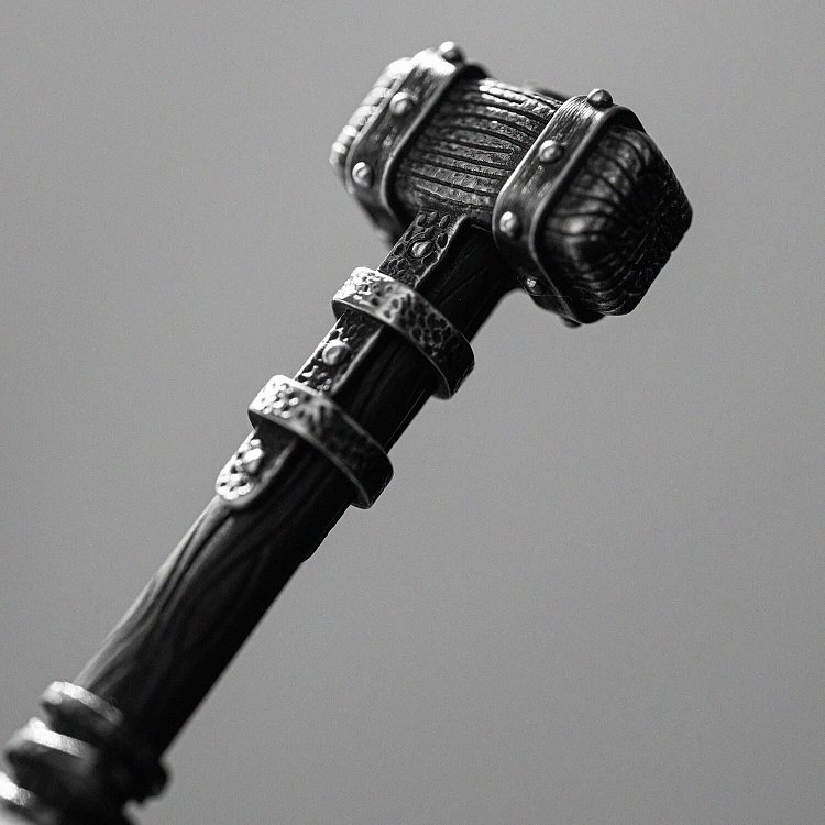 Срібний брелок "Молот вікінга" з ебеном 1116 від ювелірного магазину Онікс - 13