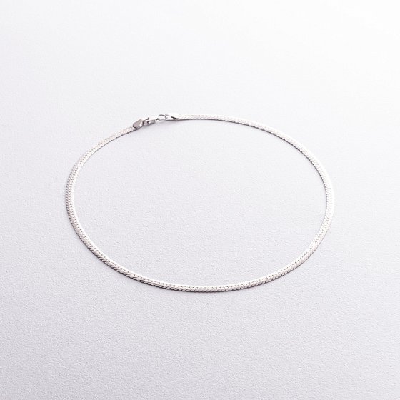 Серебряная цепочка (снейк) рс134519