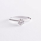 Помолвочное золотое кольцо с бриллиантом 211441121 от ювелирного магазина Оникс - 3