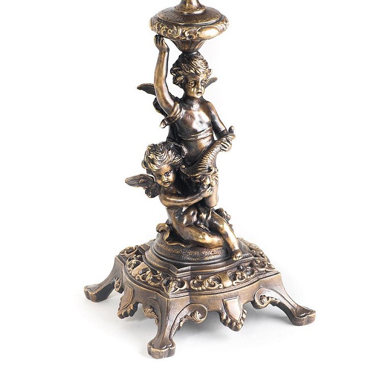 Бронзова фігура "Ангели з свічником" сер00071 від ювелірного магазину Онікс - 2