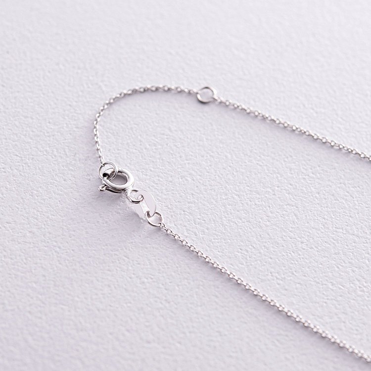 Золоте кольє з чорним діамантом колб0099y від ювелірного магазину Онікс - 4