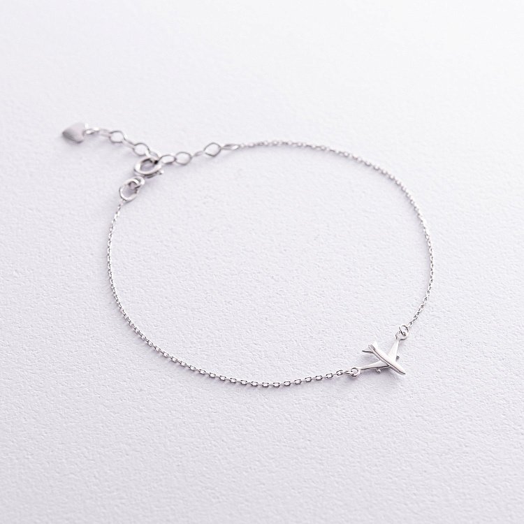 Золотий браслет "Літачок" б04188 від ювелірного магазину Онікс