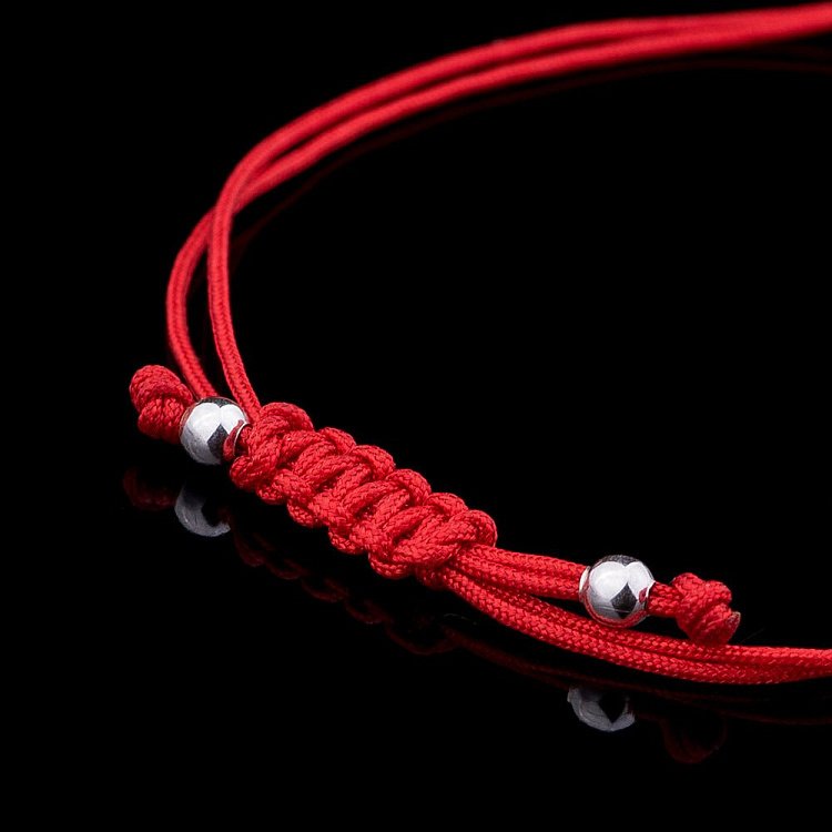 Браслет с красной нитью "Хамса" 141106 от ювелирного магазина Оникс - 2