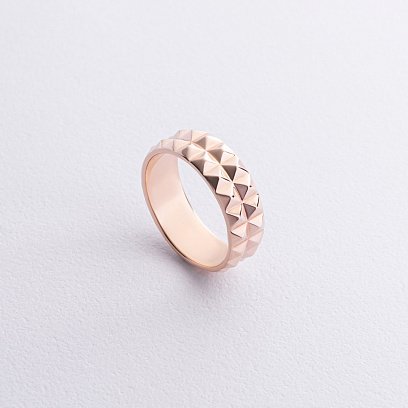 Кольцо "Monica" в красном золоте к08089 №3