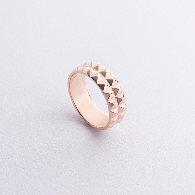 Кольцо "Monica" в красном золоте к08089 от ювелирного магазина Оникс - 3