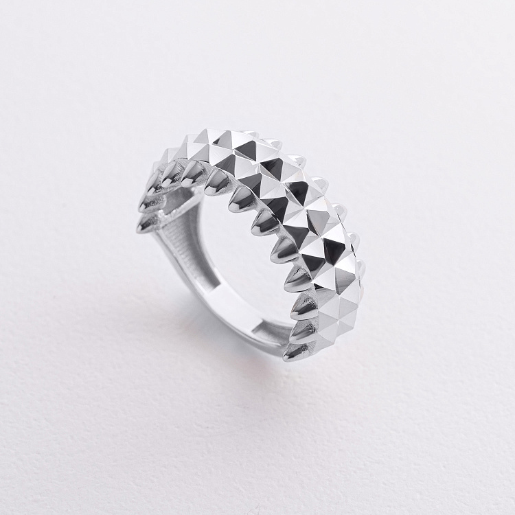 Кольцо "Pauline" в белом золоте к08340 от ювелирного магазина Оникс