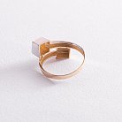Золотое кольцо "Кубики" к07003 от ювелирного магазина Оникс - 4